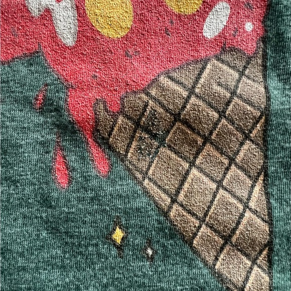 Disney Mickey and Minnie Mouse Ice Cream Tank Top in Green, Sz XL - Picture 6 of 6